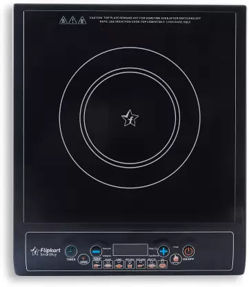 Flipkart SmartBuy Induction Cooktop  (Black, Push Button) Flipkart SmartBuy Induction Cooktop  (Black, Push Button)